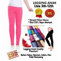 Gambar Celana Legging Panjang Anak Perempuan Usia 3-12 tahun Bahan spandek - Navy, L ( 6-8 th ) dari Bubble ID undefined 1 Tokopedia