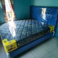 Gambar SET RANJANG DAN SPRINGBED PROMO BY BIGLAND 180X200 (banyak warna) dari CITRAJAYAMEUBEL undefined 3 Tokopedia