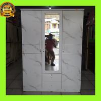 Gambar lemari pakaian 3 pintu minimalis dari FURNITURE CIKAMPEK undefined 1 Tokopedia
