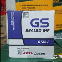 Gambar GS ASTRA ORI GTZ8V 7 Ah aki motor R25 CBR 250 XMAX X Max Vespa LX KLX dari Battery Accu Aki Bandung undefined 2 Tokopedia