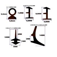 Gambar PER METER TALI KARET KACA BERBAGAI MODEL LIST LIS RUBBER METERAN GLASS - O PLUS T 6X6.5M, Putih dari solusirumah.biz undefined 1 Tokopedia