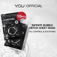 Gambar YOU Bubble Sheet Mask Bundle | Masker Wajah | Sheet Mask | Detox - 10 dari YOU Beauty Official undefined 2 Tokopedia