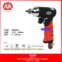 Gambar Impact Wrench Double Hammer/Maxpro/Impact Tool Pro 201 Size 1/4" dari Tools Hardware Shop undefined 1 Tokopedia