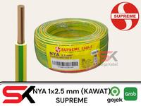 Gambar NYA 1x2.5mm SUPREME / NYA 1 x 2.5 mm/ KABEL GROUNDING TUNGGAL 2.5mm - Hitam dari Surga Kabel undefined 3 Tokopedia