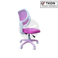 Gambar Kursi Kerja Staff Kursi Kantor Jaring Kursi Belajar Kursi Kerja Hidrolik Insperra Miki Pro Pink dari Gudang Furniture_NEW undefined 5 Tokopedia