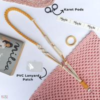 Gambar Macrame Lanyard (Lanyard Phone / Lanyard Pods / Gantungan HP) - Monochrome dari menali undefined 1 Tokopedia