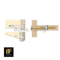 Gambar Baut furniture knock down M6 x 6 cm & mur / mur baut mebel knock down - Nanas dari Bursa Fittings undefined 5 Tokopedia