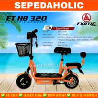 Gambar Sepeda Skuter Listrik EXOTIC ET HB 320 Mini 350 Watt Anak & Dewasa - Merah dari Sepedaholic undefined 4 Tokopedia