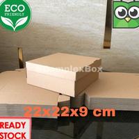 Gambar box / dus kue 22 x 22 x 9 cm cake karton kotak corrugated dari King-Packaging undefined 1 Tokopedia