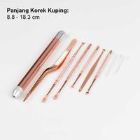 Gambar SET Premium 7 in 1 Pembersih Telinga Korek Kuping Ear Spoon with LED dari Lelang Barang Import undefined 4 Tokopedia