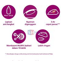 Gambar SETRIKA PHILIPS DST0510 DRY IRON ANTI LENGKET 350Watt GARANSI RESMI - GREEN dari SHMART ELECTRONIC undefined 5 Tokopedia