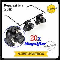 Gambar Alat Reparasi Jam Tangan Kacamata Pembesar 20X Magnifier With Led dari WATCHFORYOU Official undefined 1 Tokopedia