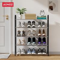 Gambar AONEZ 5 Layers Minimalis Rak Sepatu Besi Bertingkat Rak Susun Hitam dari AONEZ Official Store undefined 2 Tokopedia