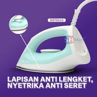 Gambar SETRIKA PHILIPS DST0510 DRY IRON ANTI LENGKET 350Watt GARANSI RESMI - GREEN dari SHMART ELECTRONIC undefined 4 Tokopedia