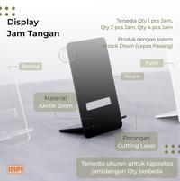 Gambar Display Jam Tangan Akrilik Solit Satuan Tahan Air Lepas Pasang - INPI HOUSE - bening dari INPI House undefined 4 Tokopedia