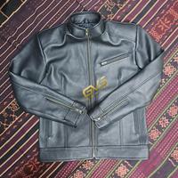 Gambar Jaket Kulit Pria Original domba Model slim fit ketebalan 09mm Hitam - L dari Garvis Leather undefined 2 Tokopedia