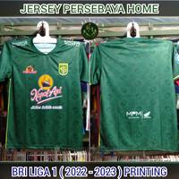 Gambar JERSEY PERSEBAYA HOME 2022 - 2023 PRINTING BRI LIGA 1 HIJAU NEW LOKAL - Home ( HIJAU ), M dari REYOG MART undefined 1 Tokopedia