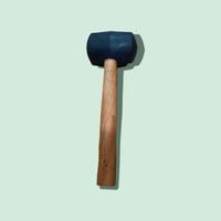 Gambar PALU KERAMIK GRANIT KARET HITAM GAGANG KAYU 8OZ 200 GRAM dari Berkah Nisa Teknik undefined 1 Tokopedia