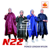 Gambar Jas Hujan Ponco Lengan Nylon N22 - MONAS by Elephant Brand - blue navy dari ShahbazGroup undefined 1 Tokopedia