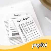 Gambar White Fancy Sticky Memo Pad (50 pcs) Kertas Notepad Todo Catatan Notes Tempel P*stit P*st it Review Grid To Do Wish List Daftar Belanja - GRID dari Popitoi undefined 3 Tokopedia