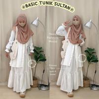 Gambar BASIC TUNIK BY ARUNA OUTFIT [READY STOCK] - ICE  BLUE, Size 1 dari ariya shop99 undefined 5 Tokopedia