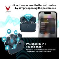 Gambar VYATTA AIRBOOM NANO PRO TWS BLUETOOTH HEADSET EARPHONE EQ CUSTOM - Graphite, Black 2.4A dari VYATTA BOGOR undefined 4 Tokopedia