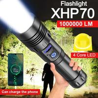 Gambar Senter SWAT LED / Senter LED XHP-70 / Senter Cas USB Portable 7 Mode - XHP160- 2*26650 dari LED Homee undefined 1 Tokopedia