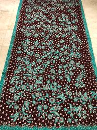 Gambar Kain batik tulis lasem coklat hijau cantik dari Batik Amiri undefined 2 Tokopedia