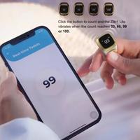 Gambar IQIBLA ZIKR RING ALUMINIUM ALLOY DIGITAL TASBIH SMART KONEKSI KE HP - BLACK GREY, 18 MM dari mannaf gallery undefined 4 Tokopedia