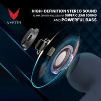 Gambar VYATTA AIRBOOM NANO PRO TWS BLUETOOTH HEADSET EARPHONE EQ CUSTOM - Graphite, Black 2.4A dari VYATTA BOGOR undefined 3 Tokopedia