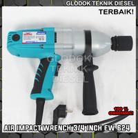 Gambar WIPRO Air Impact Wrench Listrik 3/4" INCH EW 624 Alat Buka Baut EW624 dari Glodok Diesel undefined 2 Tokopedia