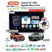 Gambar Head Unit ORCA Xpander All New Livina Android Auto CarPlay Layar 10" - ECO RHD dari HS VARIASI Car Accessories undefined 2 Tokopedia