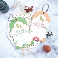 Gambar eid al fitr idul fitri gift hang tag kartu ucapan mubarak card lebaran - GRANDE ORANGE dari Hellonikko undefined 5 Tokopedia