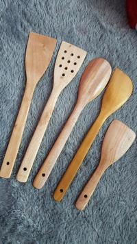 Gambar Alat Masak Dapur 5 Pcs + sutil jepang murah / Sendok Spatula / Sodet dari Tabligstore undefined 1 Tokopedia