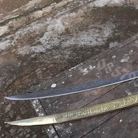 Gambar pedang al ayubi custom damascus stell premium dari Damin Weapon undefined 2 Tokopedia