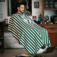 Gambar Jubah Kip Pangkas Rambut Salon kain kip Barbershop - Hijau - Putih dari Ria Store02_NEW undefined 4 Tokopedia
