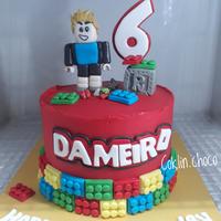 Gambar Birthday cake roblox mainan cake karakter roblox kue ultah roblox - Rainbow, diameter 20 dari Coklin.Choco undefined 2 Tokopedia