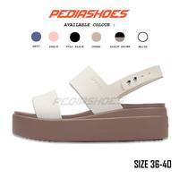 Gambar Crocs Brooklyn Wedges Sandal Wanita Original Grosir Reseller - Hitam, w5 dari Pediashoes undefined 5 Tokopedia