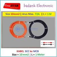 Gambar Kabel 10 mm2 Solar Controller SCC ke MCB Solar Panel Surya L = 1 meter dari badank Electronic undefined 1 Tokopedia