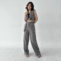 Gambar SOHO PANTS | POSHA - Black dari Posha Official undefined 4 Tokopedia