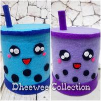 Gambar celengan flanel boba dan kue dari Dheewee Collection undefined 2 Tokopedia