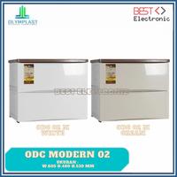 Gambar Olymplast ODC 02 M Lemari Laci Drawer Cabinet Plastik 2 Susun Modern - Putih, Tanpa Bubble dari best electronic 7 undefined 2 Tokopedia