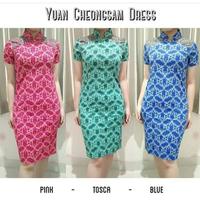 Gambar CNY DRESS BATIK CHEONGSAM QIBAO MERAH IMLEK 007 dari Clarissa Shop168 undefined 2 Tokopedia