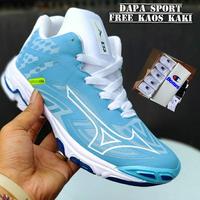 Gambar SEPATU VOLLY MIZUNO PRIA DAN WANITA TERMURAH FREE KAOS KAKI COD - BLACK, 41 dari dapa sport undefined 1 Tokopedia