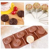 Gambar Cetakan Permen Coklat Bentuk Lolipop Candy Cetakan Silikon dari bunda alya babyshop undefined 3 Tokopedia