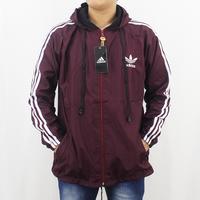 Gambar Jaket Parasut Pria Adidas Windbreaker Merah - Jaket olah Raga Pria - Merah, L dari verticalstore26 undefined 4 Tokopedia