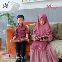 Gambar Baju Sarimbit Seragam Keluarga Ibu Anak Couple Koko Ayah Anak Terbaru - Kerudung Anak, S dari Halus Fashion undefined 4 Tokopedia