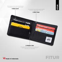 Gambar Dompet Pria Cowok Laki Laki Anak Muda Remaja Kain Canvas 2 Ruang Keren - Dompet dari eRKa Wallet Store undefined 4 Tokopedia