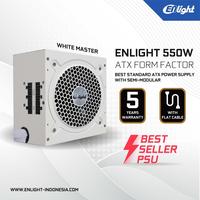 Gambar ENLIGHT 550W - SEMI MODULAR - WHITE dari distributorkomputer undefined 1 Tokopedia