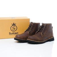 Gambar SEPATU BOOTS PRIA ALOOF DENBORA ORIGINAL LIKE DOKMAR 6 HOLE KULIT ASLI - Hitam, 39 dari Asya shop Bandung undefined 5 Tokopedia